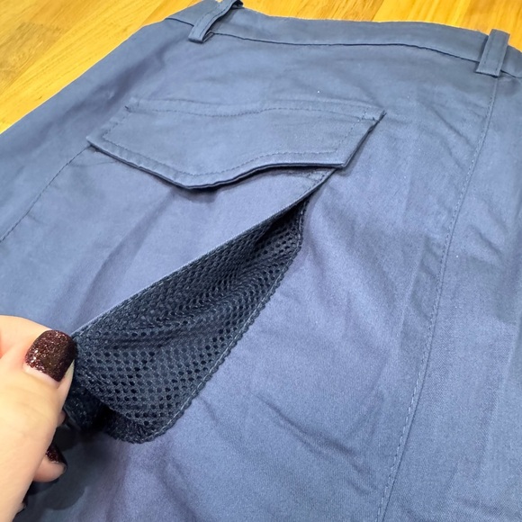 UNKNWN Tech Jogger Snap Side Pants | Navy Blue | Size Small - Picture 8 of 10